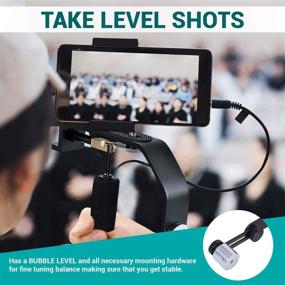 img 1 attached to 🎥 Movo Handheld Video Stabilizer System for GoPro Hero, HERO2, HERO3, HERO4, HERO5, HERO6, HERO7 &amp; Apple iPhone 5, 5S, 6, 6S, 7, 8, X, XS, XS Max, Samsung Galaxy + Note Smartphones: Enhancing Stability for Your Videos