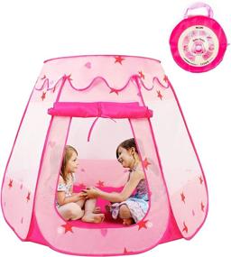 img 4 attached to 🏰 KIDAMI Princess Assembly Playhouse with Convenient Features