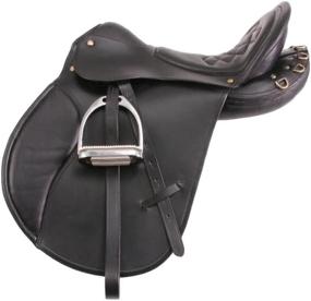 img 1 attached to EquiRoyal Comfort Trail Saddle Black
