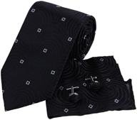 👔 stylish italian paisleys pattern cufflinks: perfect boys' accessory for neckties logo