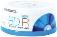 💿 high-quality memorex 25 gb 6x blu-ray disc bd-rs - 30-ct spindle for optimal data storage logo