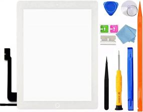 img 4 attached to iPad 4 Screen Replacement Kit: GoodFixer A1458 A1459 A1460 Digitizer + Bezel Frame Assembly