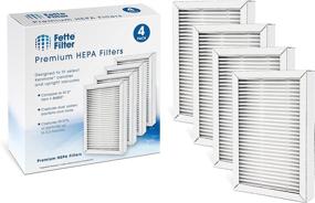 img 4 attached to Фильтр для пылесоса Fette Filter HEPA для исходящего потока Kenmore EF-2 (сравним с 86880) и Panasonic (сравним с MC-V194H) - комплект из 4 фильтров.