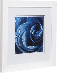 img 3 attached to 🖼️ Snap 12x12 Double Mat Wall Mount Picture Frame - Ideal for 8x8 Photos, 8x8 Frame, White