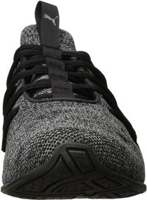 img 3 attached to PUMA Axelion Graphic Running Black Grey Men's Shoes