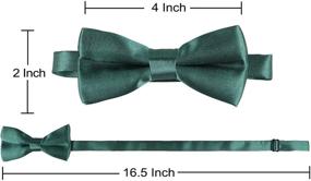 img 1 attached to 👔 Стильные и регулируемые наборы детских подтяжек с галстуком Ливингстон: идеальный аксессуар для маленьких джентльменов.