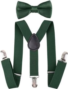 img 4 attached to 👔 Stylish and Adjustable Livingston Kid's Suspender Bowtie Sets: Perfect Accessory for Little Gentlemen