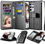 samsung leather detachable kickstand magnetic cell phones & accessories and cases, holsters & clips logo