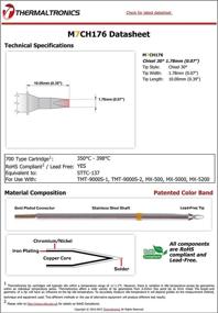 img 1 attached to 🔥 Thermaltronics M7CH176 Отверточная насадка с углом 30 градусов 1.78 мм (0.07 дюйма) Совместима с Metcal STTC-137