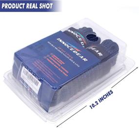 img 3 attached to 🚤 INNOCEDEAR 2 Pack Premium Navy Blue Dock Lines - 15 ft / 25 ft / 35 ft with Eyelet. Double Braided Nylon Dock Line/Mooring Lines for High-Performance Marine Boats Ropes