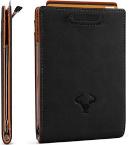 img 3 attached to BULLIANT Minimal Pull Tap Blocking Wallet: Sleek Design for Maximum Security