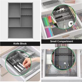 img 2 attached to Expandable Organizer Adjustable Silverware Removable