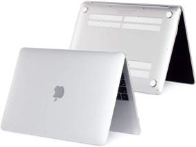 img 2 attached to 📦 Tojia Plastic Hard Shell Case for MacBook Pro 13 inch A1278 (2008-2012) - Clear Transparent with Keyboard Cover & Screen Protector