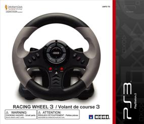 img 2 attached to 🎮 Enhanced PS3 Racing Wheel Controller for Optimal Gaming Experience