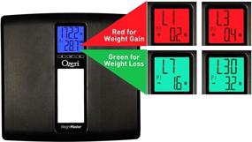 img 1 attached to 🔢 Advanced Ozeri WeightMaster II - 440 lbs Digital Bath Scale: BMI & Weight Change Detection