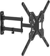 📺 optimized full motion wall mount for 23-63 inch tvs up to 45 lbs - by link2home logo