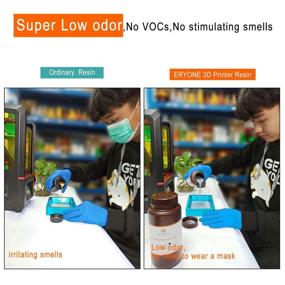 img 1 attached to 🖨️ ERYONE Standard Rapid Resin: Low Odor UV Curing Photopolymer for DLP/LCD Printers