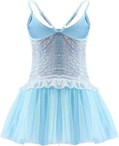 img 3 attached to Dancina Toddler Dance Leotards Dress: Stylish Girls' Clothing for Little Dancers!