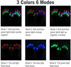 img 2 attached to 🧤 Luwint Kids Light Up Finger Gloves for Dress Up and Pretend Play