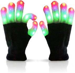 img 4 attached to 🧤 Luwint Kids Light Up Finger Gloves for Dress Up and Pretend Play