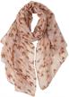 herebuy fashionable scarves winter beige02 women's accessories for scarves & wraps logo