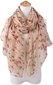 img 3 attached to Herebuy Fashionable Scarves Winter Beige02 Women's Accessories for Scarves & Wraps