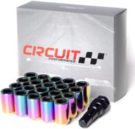 enhance vehicle performance with circuit performance tuner key acorn lug nuts neo-chrome 12x1.25! (20pc + tool) logo