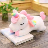 unicorn appease sleeping pillow stuffed logo