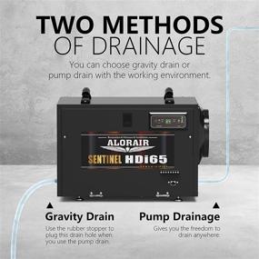 img 2 attached to ALORAIR 120 PPD Commercial Dehumidifiers: Powerful Basement & Crawl Space Dehumidifier with Pump, Industry-Leading Water Damage Solution, Compact & Portable, Auto Defrost, Memory Starting, 5 Years Warranty