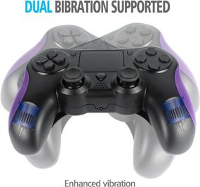 img 2 attached to 🎮 Enhanced Wireless PS4 Elite Game Controller: Paddles, Motion Sensor, Speaker & 3.5MM Audio Jack - Custom Programmable for PS4/PC/IOS