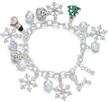 rarelove christmas bracelet snowflake adjustable logo