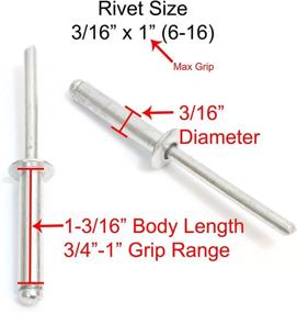 img 3 attached to 🔩 Quality Aluminum Rivets: Explore Bolt Dropper's Range