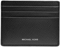 🔒 premium michael kors harrison credit wallet: classy men's accessories for wallets, card cases, and money organizers logo