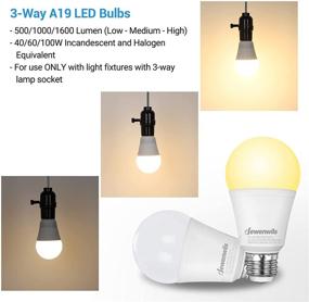 img 3 attached to 💡 DEWENWILS Non-Dimmable Medium LED Bulb - Equivalent to 1600LM