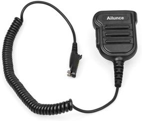 img 2 attached to 🎙️ Ailunce HD1 Shoulder Speaker Mic Microphone - Waterproof IP55, 3.5mm Audio Jack - Compatible with Ailunce HD1, Retevis RT82, RT87, RT29, RT47, RT48 Walkie Talkie (1 Pack)