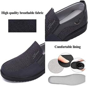 img 2 attached to 👞 Polyurethane Breathable Anti-Skid Loafer Walking Shoes