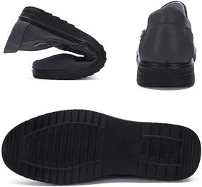 img 1 attached to 👞 Polyurethane Breathable Anti-Skid Loafer Walking Shoes