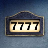 🏠 solar led house number plaque: illuminating address signs for houses throughout the night logo