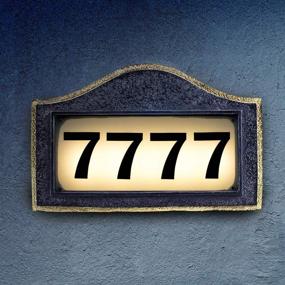 img 4 attached to 🏠 Solar LED House Number Plaque: Illuminating Address Signs for Houses Throughout the Night