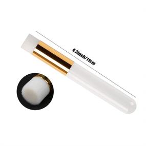 img 3 attached to 👁️ Mirabelly 10 Pieces Eyelash Cleaning Brushes: Achieve Luscious Lashes with this Magic Tool - Blackhead Remover Included