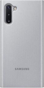 img 3 attached to 📱 Silver Samsung Galaxy Note10 S-View Flip Cover Case (US Version with Warranty) - EF-ZN970CSEGUS