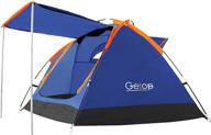 getop family camping dome tent - waterproof, durable, and skylight for 2-3 persons - ideal for outdoor activities like beach, hunting, hiking, and travel (a) логотип