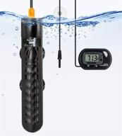 boeespat submersible aquarium heater 100w/200w/300w/500w with anti scald protector, thermometer included - ideal for marine saltwater and freshwater fish tanks logo