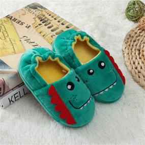 img 3 attached to 🏠 TSAITINTIN Plush Boys' Slippers - Funny House Shoes for Cozy Comfort