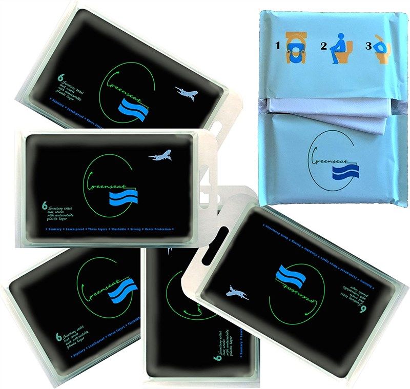 disposable flushable heavy duty greenseat impermeable 로고
