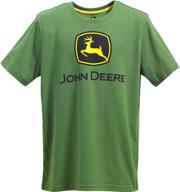 🚜 оригинальная майка с логотипом john deere для мальчиков: высококачественная одежда для молодых любителей фермерства. логотип