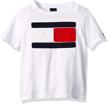 tommy hilfiger adaptive magnetic shoulder boys' clothing and tops, tees & shirts logo