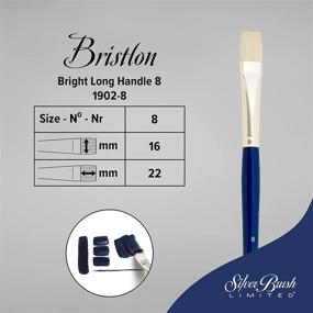 img 3 attached to Серебряная кисть 1902 8 Bristlon Synthetic