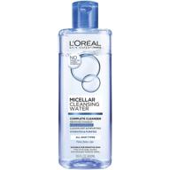 💧 l'oreal paris skincare micellar cleansing water - complete cleanser and makeup remover, 13.5 fl oz logo