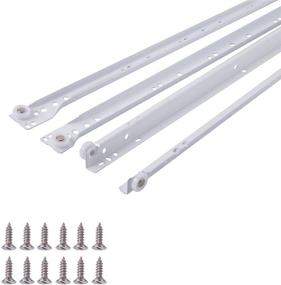 img 3 attached to 🗄️ Efficient Powder-Coated Bottom Mount Drawer Slides for Easy Organizing